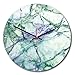 Produktbild Wanduhr/Quarzuhr, einfaches Marmormuster runde stumme dekorative Uhr für Wohnzimmer, Schlafzimmer, Küche (Durchmesser 28 cm)