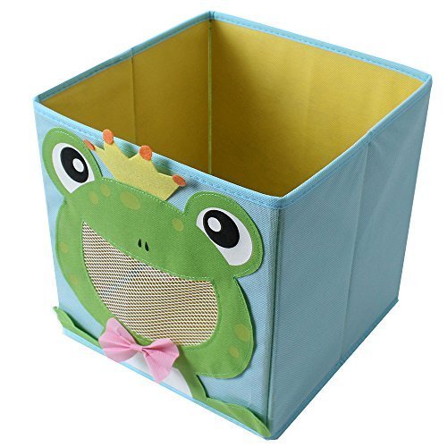 TE-Trend Faltbox Spielbox Motivo Animali Organizzazione Giocattolo Camera dei Giochi - Rana