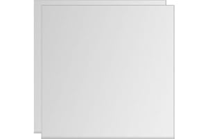 sourcing map Hoja de aluminio, 2 piezas de 250 mm x 250 mm x 5 mm de grosor, placa cuadrada de aluminio 6061 para uso industrial, tono plateado