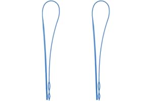 KEEPSWEAT 2 Pcs Plastic Flexible Drawstring Threader,58.2cm/23in Hoodie String Threader Drawstring Replacement Quick & Easy Drawstring Threader Tool for Sweatpants,Jackets,Swim Trunks,Shorts(Blue)