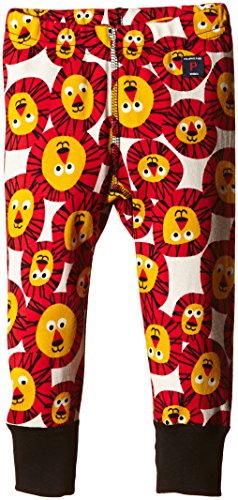 Polarn O. Pyret Baby-Girls Asker Animal Print Trouser, Multicoloured (Stockholm), 9-12 Months