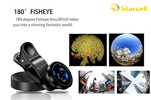 Lentes para M  viles  180   Ojo de Pez   Objetivo con Gran Angular   Objetivo Macro 3-en-1 Kit de Lente 180   Fisheye de K F Act   para iPhone 4S 4G 4 5 5G 5S 5C 6 6plus 3GS Samsung GALAXY S2 I9100 S3 I9300 S4 I9500 Note I9220 Note2 N7100 Note3 y iPad
