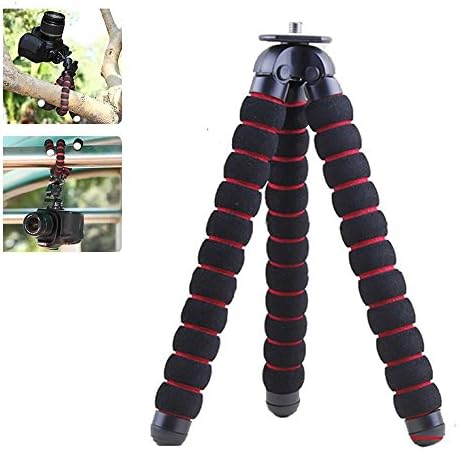 XINING Octopus Flexible Tripod Portable and Adjustable Stand Holder Support Universal with 1/4 and 3/8 Screw for DSLR SLR Canon Nikon Camcorder Cameras