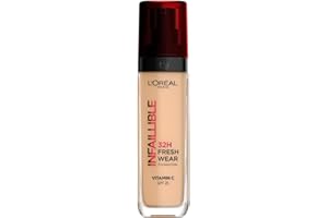 ‎L'OREAL PARIS L'Oreal Paris Infaillible 32 H Fresh Wear Długotrwały Kryjący Podkład Odporny na Ścieranie SPF 25 Sand 220-30 ml