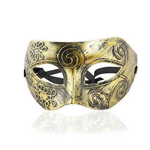 Veewon Venetian Herren Kostümball Masken Gesichtsmaske für Party, Kostümball, Maskenball , Halloween - 3