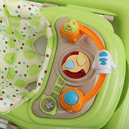 Lauflernwagen, Gehfrei Eddy höhenverstellbar, gepolsteter Sitz mit Spielcenter - 4