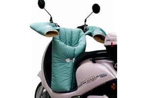 XGOPTS Beinschutzdecke Motorrad Winter Wetterschutz mit Handschuhe Beinschutz Beideseitig Beinabdeckung Winddicht Beinschutz Wasserdicht Universal Motorradplane Motorroller Beinschutzdecke Rollerfahrer