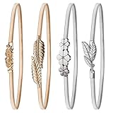 Größe Detail: Die Gesamtlänge beträgt 27,56 Zoll und es kann leicht gestreckt und eingestellt werden, die Breite des Gürtels beträgt 0,315 Zoll, bitte messen Sie Ihre Taille vor dem Kauf