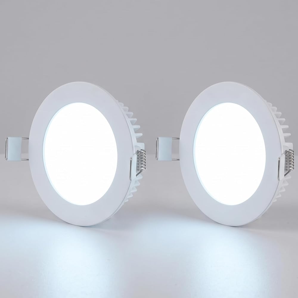 Cata CT-5145G 6 WATT 3200K GÜNIŞIĞI - Slim Sıva Altı LED Panel Armatür - İnce Kasa Yuvarlak Tavan Spot Lambası, Trafolu - 2 ADET