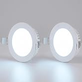 Cata CT-5145B 6 WATT 6400K BEYAZ - Slim Sıva Altı LED Panel Armat&uuml;r - İnce Kasa Yuvarlak Tavan Spot Lambası, Trafolu - 2 ADET