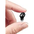 SYSFUN Single Bluetooth Wireless Earbud, Mini Invisible in-Ear Wireless Bluetooth Headphone 12 Hours Super Long Battery Life Suitable for Sports Work and Sleep - Black