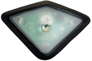 Lampe de casque de vélo LED ALPINA PLUG-IN LIGHT, adaptée à ALPINA ANZANA et FEDAIA, transparente, taille unique