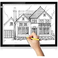 Binghotfire LED Leuchttisch A3 Light Pad Leuchtkasten LED Licht Tracer Artcraft Tracing Pad Light Box Ultra-dünne USB…