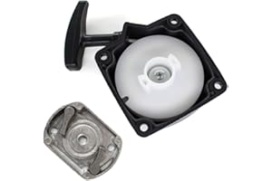 AISEN Seilzugstarter Starter & Mitnehmerplatte für ATIKA ELB52 / ELB 52 Erdlochbohrer Erdbohrer