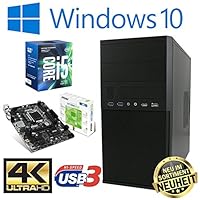 Master-PC Intel Core i5-7500 (Quad-Core) 4 x 3,40 GHz - Kaby Lake, 8 GB DDR4, 256 GB SSD + 1000 GB HDD SATA3, Intel HD 630 Grafik 4K, USB 3.1, HDMI, DVI, VGA, DVD-Brenner, Sound, Gigabit-Lan, Windows 10 Pro.