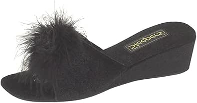 mule fluffy slippers