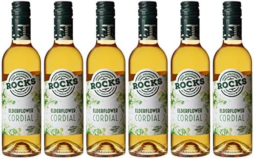 Rocks Organic Elderflower Cordial 360 ml (Pack of 6)