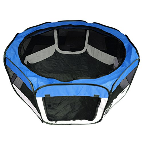 Large-Portable-Fabric-Pet-Play-Pen-in-Blue-Pisces