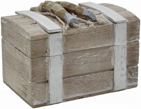 Nautical Mini Chest / Box, 11cm x 7cm x 7 cm (63053)
