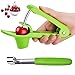 Produktbild Kirschentkerner, Kirsche Stoner Tool, Olive Samen Entferner für die Einhandbedienung mit Extra Geschenk Apple Corer