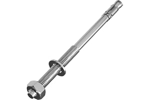 5x Lumonic Ancre lourde M10x170mm | ancrage à clavette de haute qualité galvanisé | Montage traversant, IMMÉDIATEMENT RÉSILIENT | Ancrage dans le béton,