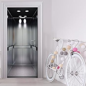 London Telefonzelle Türfolie 90x200cm - 3D Fototapete Selbstklebend Wasserfest