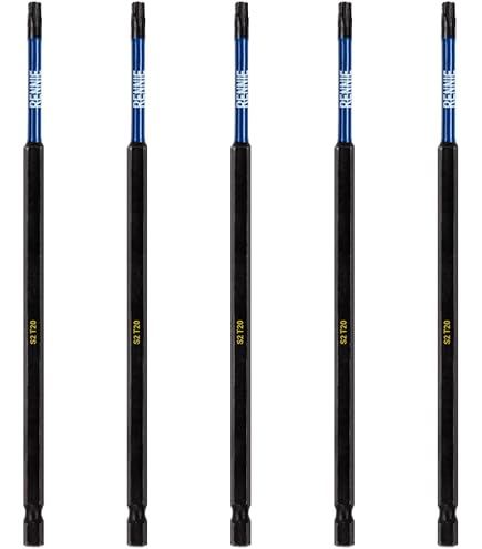 5 X Rennie Tools T15 TX15 Impact Screwdriver Driver Bits Set X 32mm