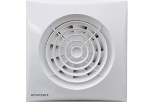 Envirovent SIL100 Silent-100 Axial Silent Extractor Fan Axial 100 mm / 4 Inch Timer Model (White)