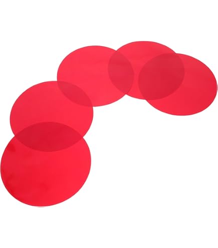 5 Pellicole Colorate Per Lampade | Filtri Correzione Luce Calda, Autoadesivi, Facili Da Applicare