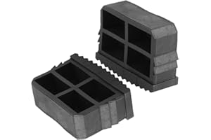 TOPINCN - Alfombrilla Antideslizante para Escalones De Goma 2 Unidades Color Negro