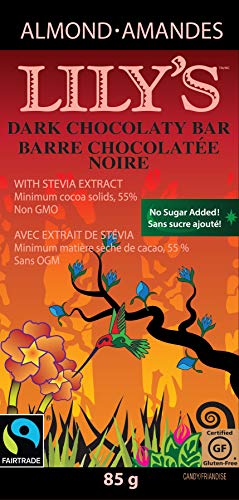 Sweets Dark Chocolate Bar, Almond, 3 oz