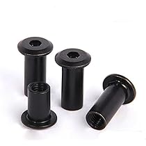 Dadi Di Bloccaggio Esagonali In Acciaio Carbonio - Filettatura Metrica M8 X 1mm, 50 Pezzi - Foto 3