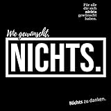 Wie gewünscht, NICHTS: Für alle die sich nichts gewünscht haben.