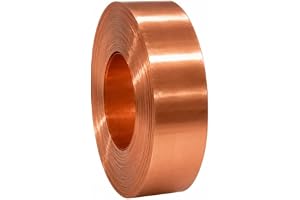 DLX 99.9% Pure Copper Foil Sheet Roll | 0.05mm Thick | 50mm x 1000mm (1 Meter) | High Conductivity Copper Foil for Electrical, Industrial, DIY & Vastu Applications
