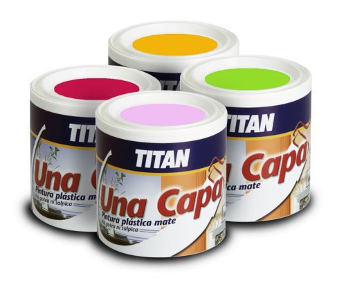Titan Support Systems Salmon Matt Plastic Paint TITAN A Layer 750 ml
