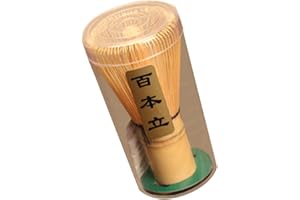 Vektenxi Fouet à matcha en bambou respectueux de l'environnement pour la cérémonie du thé