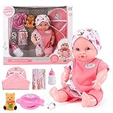 Sieht wirklich realistisch aus: Von ihrem zarten Gesicht bis zu ihren winzigen Füßen. Dies ist eine realistische Babypuppe. Kennzeichnet weiches lächelndes Gesicht mit hellen glücklichen Augen und den unwiderstehlich niedlichen Zehen.