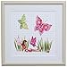 Happy Spaces Kids Wall Art Fine Art Print Butterfly Fairy by Tea-Time-Tots, (30 x 30 x 2 cm)