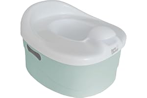 DIAPER CHAMP POTTY CHAMP - 3-in-1 Kinder Töpfchen + Toilettensitz + Tritthocker - einfach zu reinigen - mit herausnehmbarem Innentopf - ab ca. 18 Monate bis ca. 4 Jahre mint