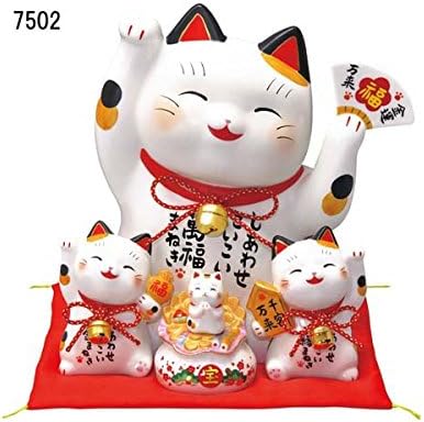 Piggy bank Japanese "Maneki-Neko" Figurines Good luck 7502 11"(28cm)