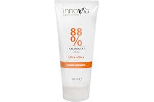 INNOVIA LABORATOIRES Crema alla Calendula 88% 100 ml - Indicata per Ustioni, Scottature, Irritazioni, Prurito e per Dermatiti - Perfetta per Pelli Sensibili e Delicate - Made in Italy