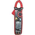 UNI-T UT210E Mini Digital Handheld Clamp Multimeter Backlight LCD True RMS Voltmeter Ammeter Ohmmeter AC/DC Voltage Current Capacitance Resistance NCV Continuity Test Diode Tester with Storage Bag