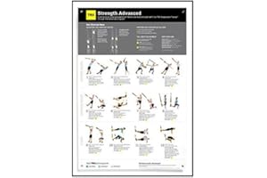 TRX Training: Poster all Body Advanced Strength, Guida visiva agli Esercizi per Lo Sviluppo di Un Regime di Costruzione della Forza Total Body