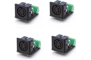 Treadax 4PCS Din 7 Female Connector Breakout Board PCB Mounted Type Audio Video Jack Connectors