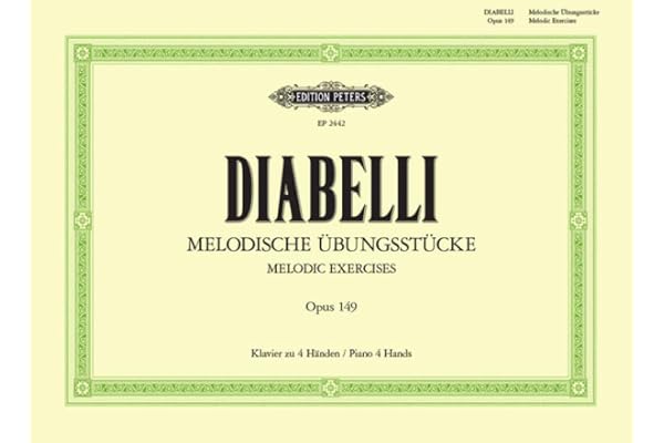 Diabelli - Melodische Übungsstücke Opus 149 - Klavier zu Handen / Piano Duet
