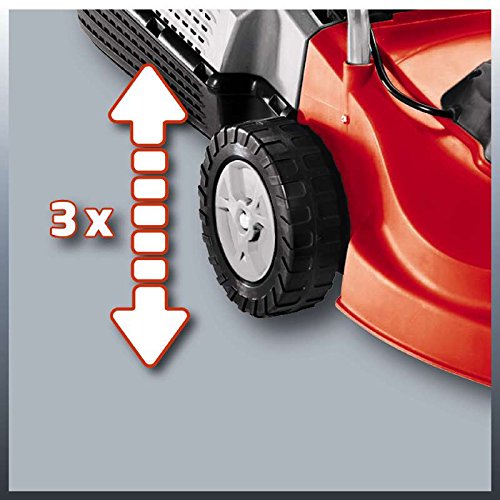 Einhell Elektro Rasenmäher GC-EM 1437 (1400 W, 37 cm Schnittbreite, 3-fache Schnitthöhenverstellung 25-60 mm, 36 l Fangbox) - 2