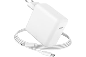 YSSTKFD Chargeur MacBook Pro, 67W Chargeur USB C pour MacBook Air 2020/2019/2018, MacBook Pro 13/14/ 15/16 Pouces, pour Lenovo ThinkPad, HP, Acer ect Adaptateur d'alimentation USB-C, avec 2 Mètres Câble