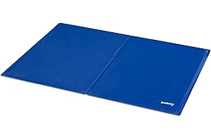 Petlicity Cooling Gel Mat for Pets - Magic Multi-Function Jelly Pad Cushion Absorbs Heat From Animal to Keep them Cool - Portable and Easy to Wipe Clean (Medium)