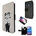 Produktbild Cellbell LTD 002269 - Banksy graffiti Art Police Women Kissing Design Huawei P20 lite 5.84" TPU Leder Brieftasche Hülle Flip Cover Book Wallet Credit Card Kartenhalter Case