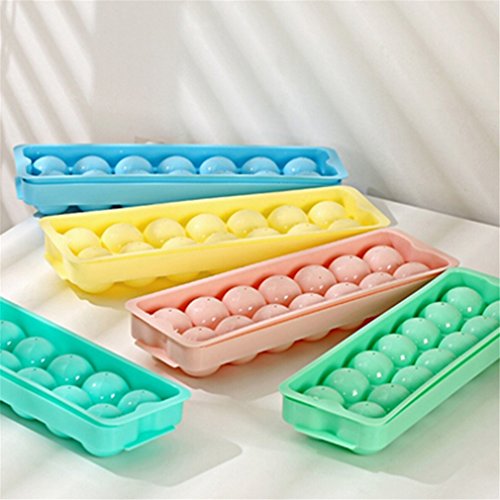 HENGSONG Eiskugel Form Kunststoff Eiswürfelformen Eisform Eis Kugeln Bällchen, Zufällige Farbe - 7